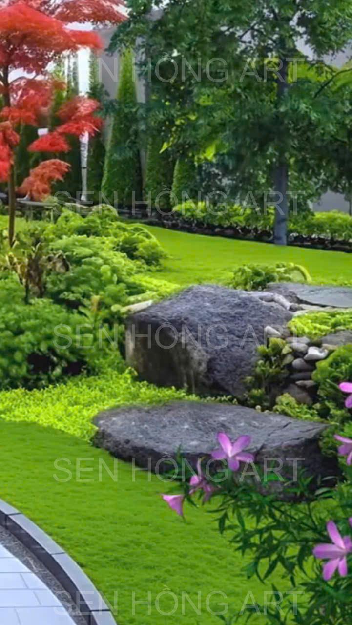 Thiết kế sân vườn hiện đại